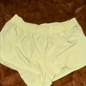 Neon yellow Athletic Shorts